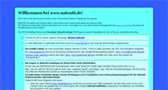 Desktop Screenshot of nahrath.de